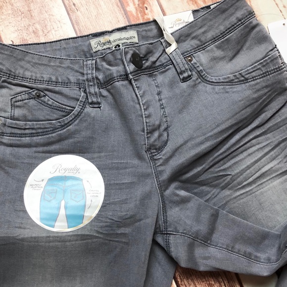 ❗️Last 1! Size 8 Wanna Better Butt Light Grey jean - Picture 5 of 8